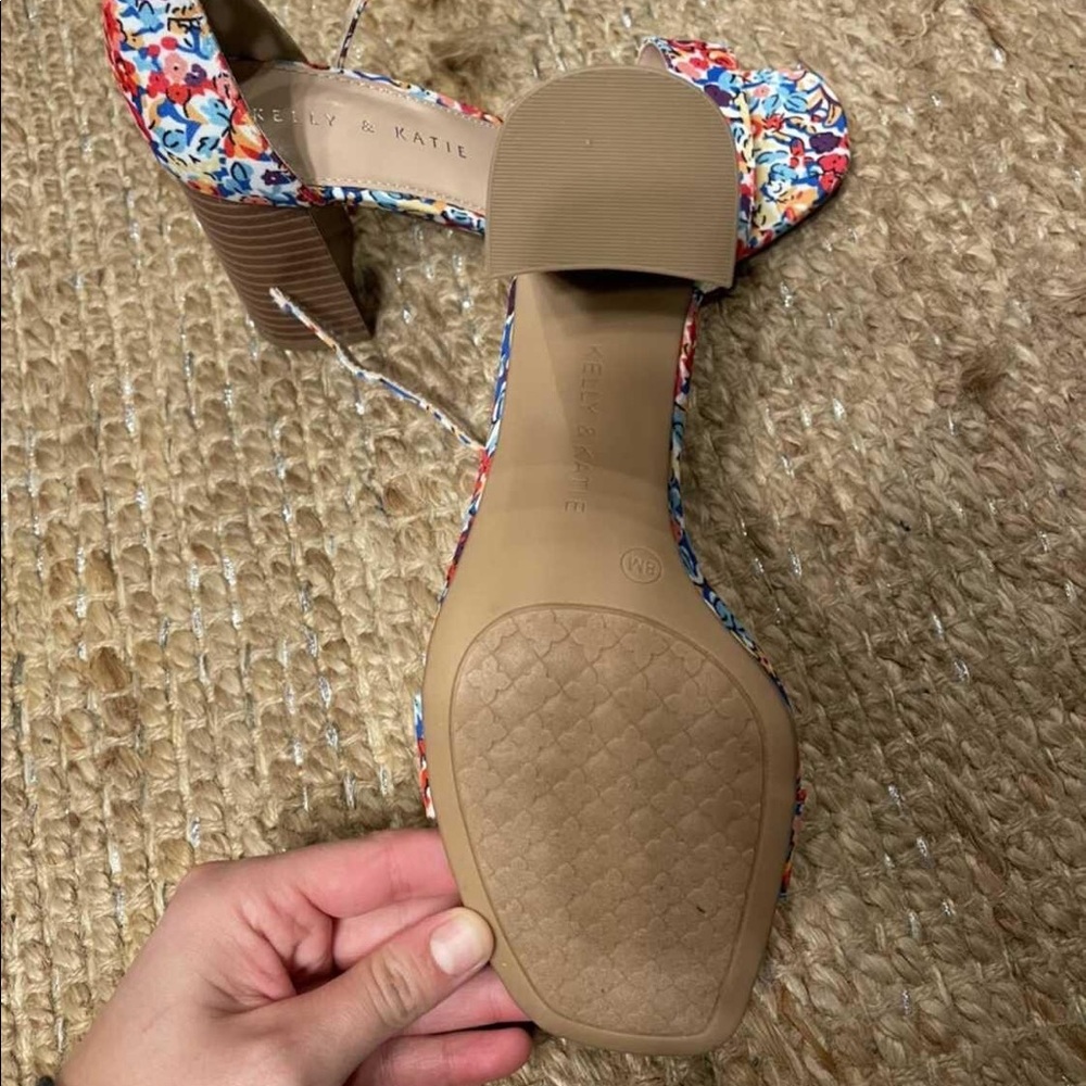 Kelly & Katie floral heels